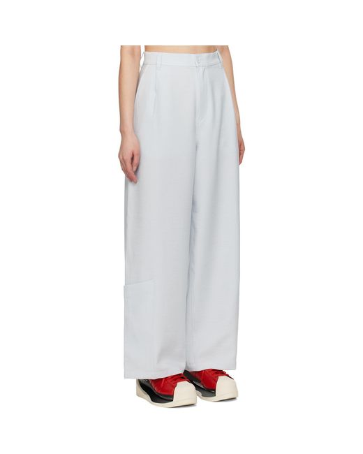 Y-3 Black Sport Uniform Wide-Leg Trousers