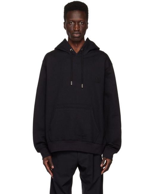 WOOYOUNGMI Black Pyramid Hoodie for Men | Lyst