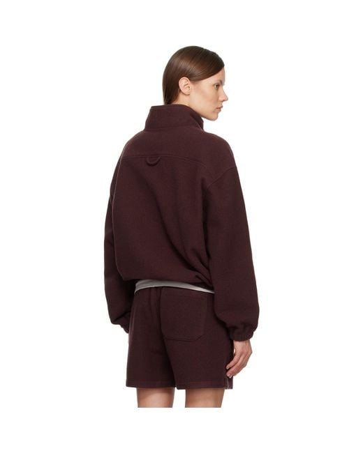 Rier Red Ssense Exclusive Fleece Jacket