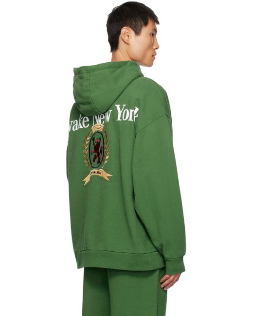 Tommy Hilfiger Green Awake Ny Edition Hoodie for men