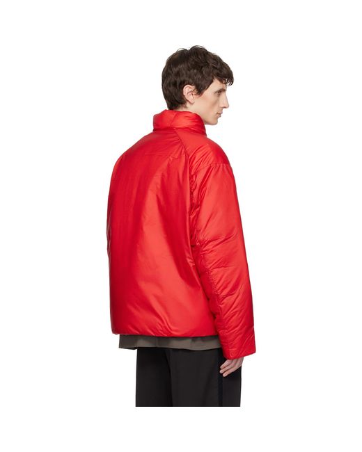 Veilance Red Conduit Down Jacket for men