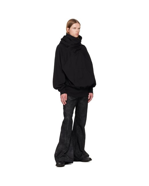 Julius Black Coated Jet Jeans for men