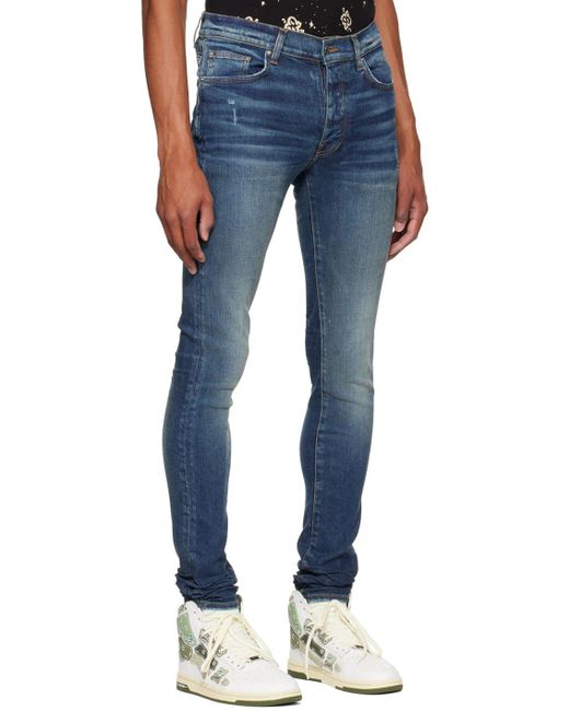 Amiri Blue Stack Jeans for men