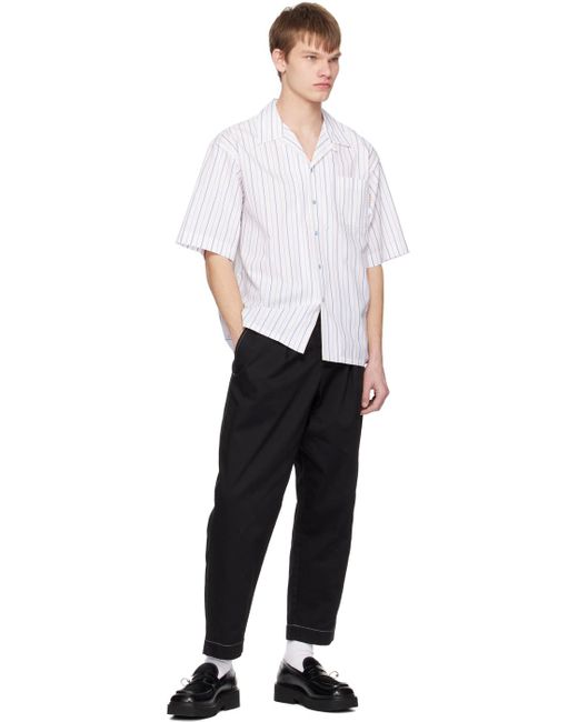 Marni Black Cropped Trousers for men