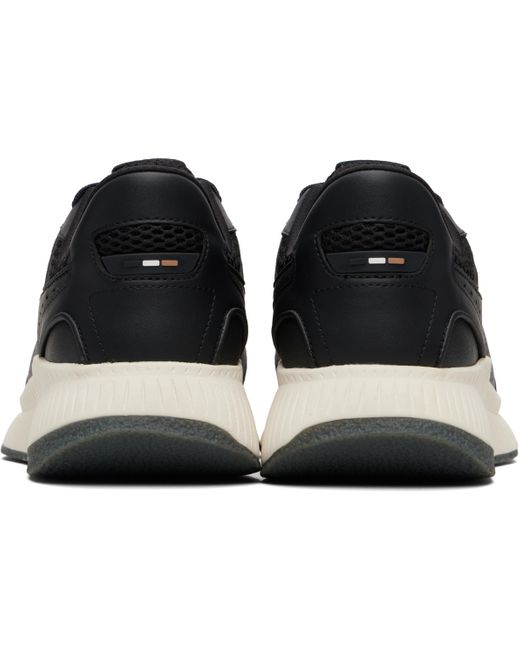 メンズ Boss ブラック 'Ttnm Evo' Fishbone Sole スニーカー Black