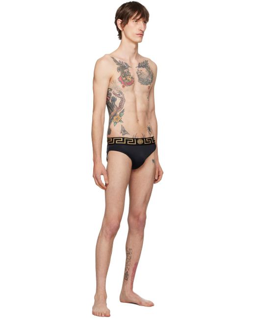 Versace - Greca Border swim briefs Versace