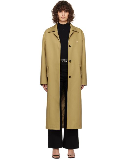 Courreges Black Cocoon Coat