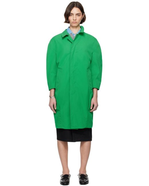 Bally Green Twill Coat