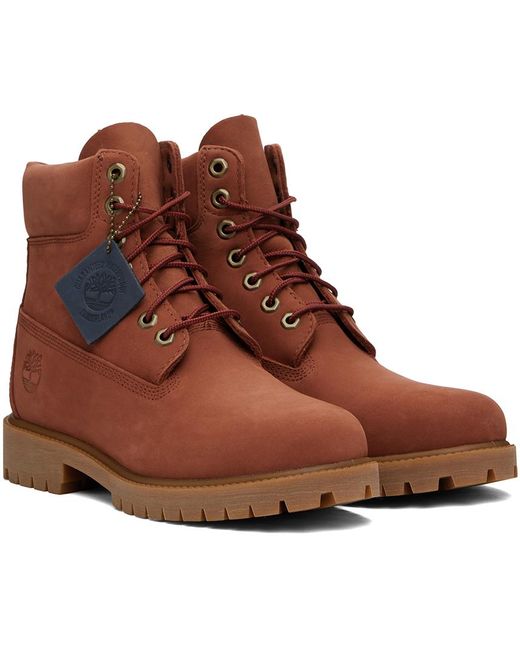 Timberland Brown Heritage 6-inch Lace-up Boots for men