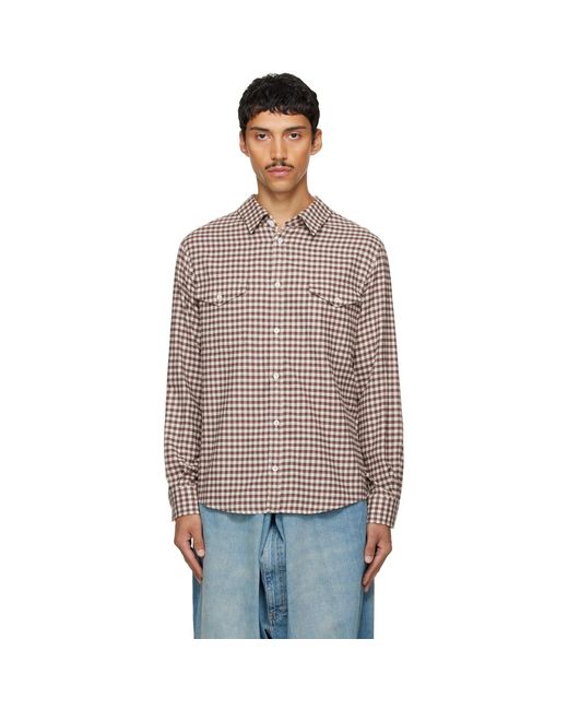 MM6 by Maison Margiela Checkered Flannel Shirt for men