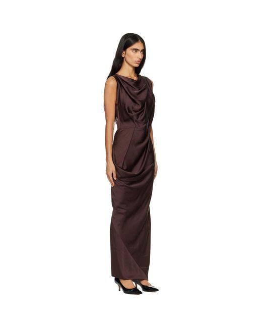 Vivienne Westwood Black Fond Maxi Dress