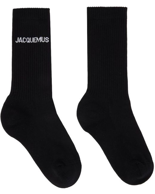 Chaussettes 'les chaussettes ' noires - les classiques Jacquemus en coloris Black