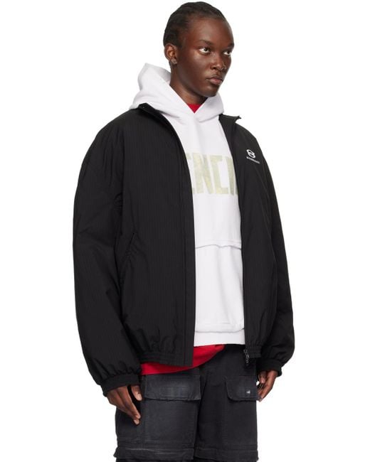 Balenciaga Unity Sports Icon Jacket in Black for Men | Lyst Balenciaga Unity Sports Icon Jacket in Black for Men | Lyst