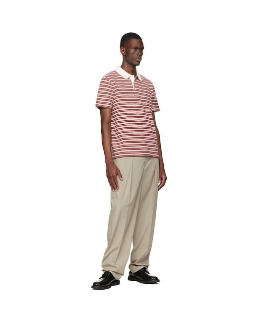 A.P.C. Natural Khaki Renato Trousers for men