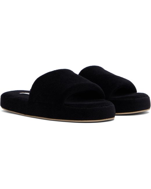 The Row ブラック Pillow サンダル Black
