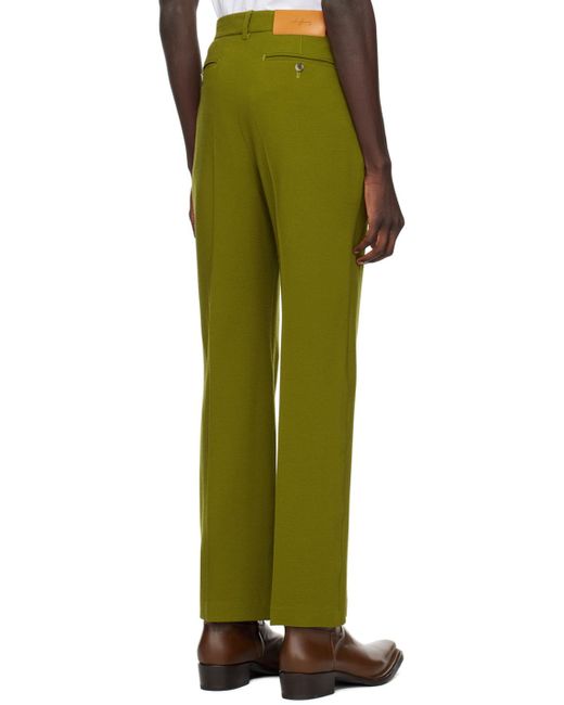Second/Layer Green Primo Trousers for men