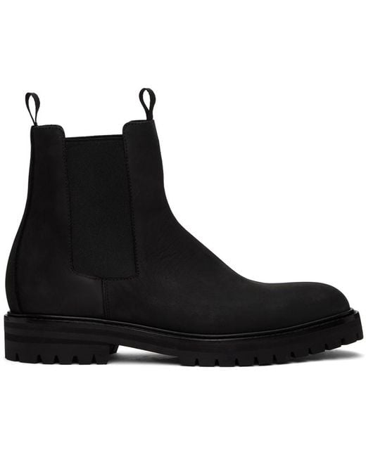 Officine Creative Black Joss 004 Boots for men