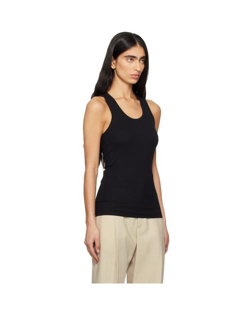 Wardrobe NYC Black Ribbed Tank Top