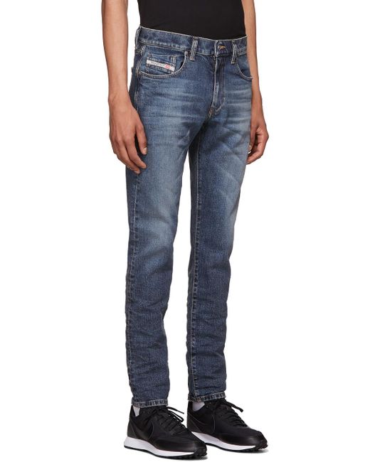 Diesel デニム ブルー D Strukt ウォッシュ ジーンズ カラー ブルー メンズ Lyst