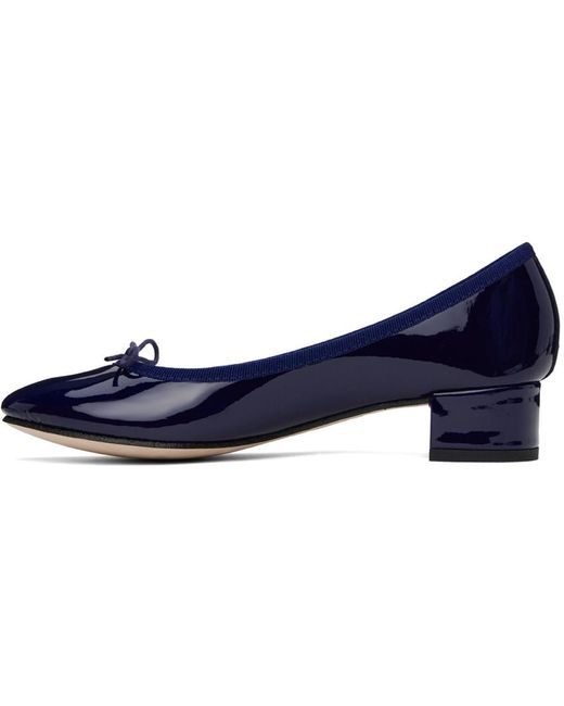 Repetto Blue Navy Camille Heels