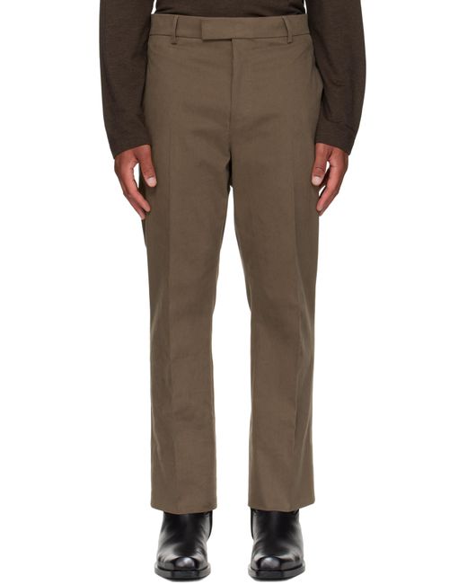 Ferragamo Multicolor Taupe Tailored Trousers for men