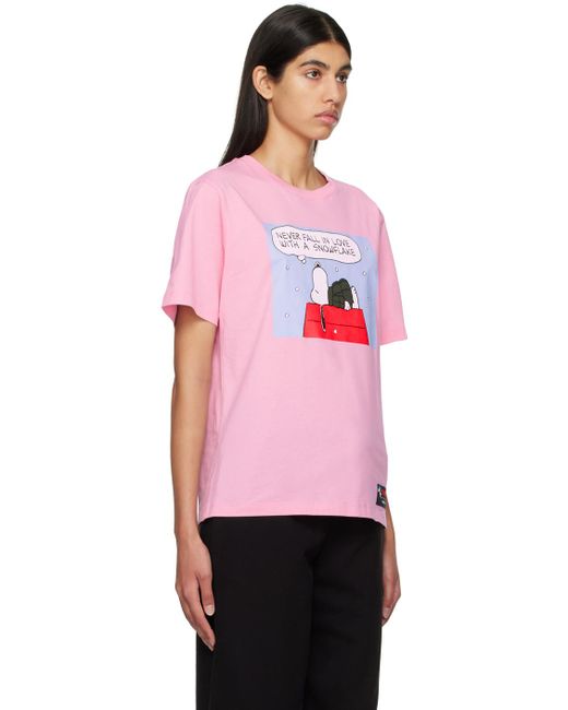 Moncler Pink Peanuts T-shirt