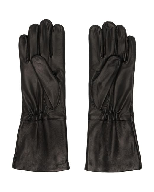 Our Legacy Black Zipped Gloves for men