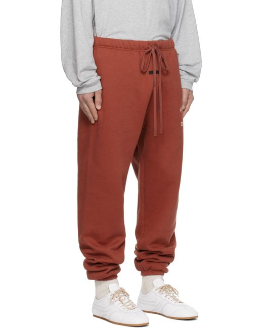 メンズ Fear Of God レッド Essential フリース スウェットパンツ Red