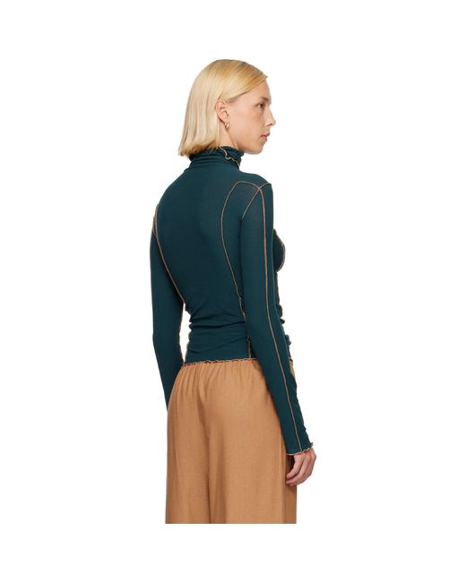 Baserange Blue Omato Turtleneck