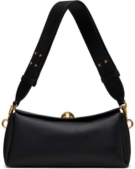 Sac Carrousel Noir En Cuir AMI en coloris Black
