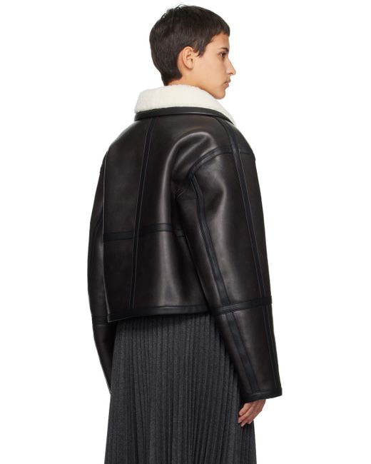 Stand Studio Black Imogen Faux-leather Jacket