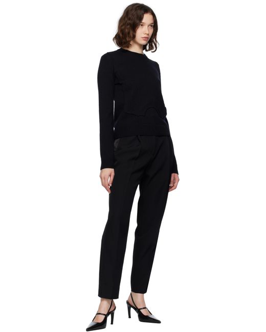 Erdem Black Straight Trousers