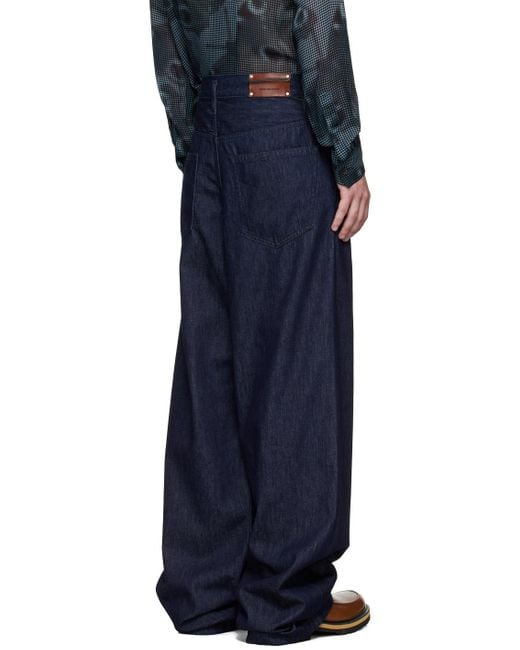 専用 Dries Van Noten タックワイドデニム DRIES VAN NOTEN デニム ワイドパンツ タック入り | NET-A-PORTER