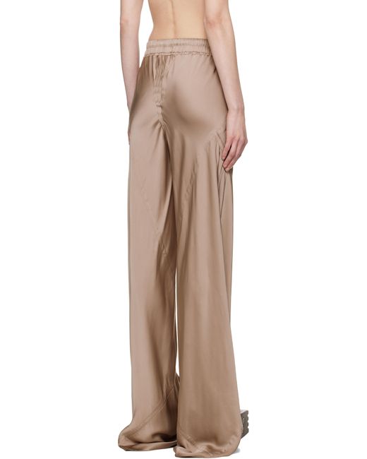 Rick Owens Multicolor Taupe Hollywood Drawstring Bias Lounge Pants