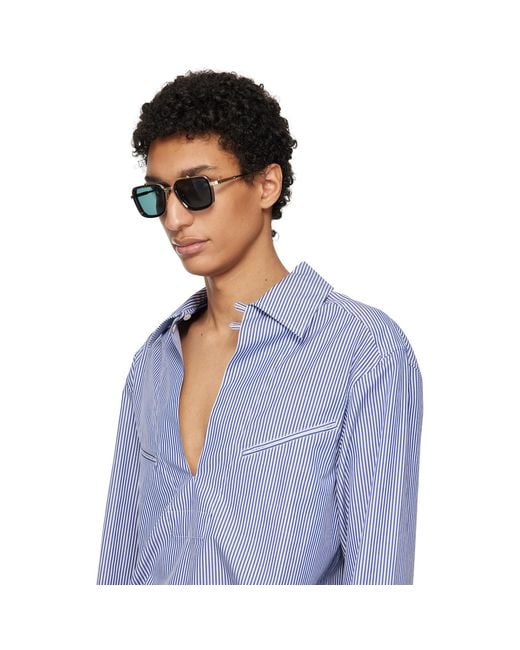 Akoni Black Solis Sunglasses for men