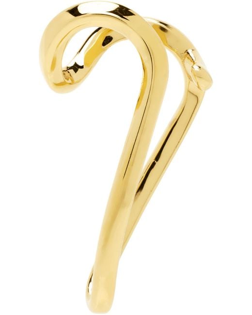Bijou D'Oreille Graphique Doré Édition Alan Crocetti AMI pour homme en coloris Yellow