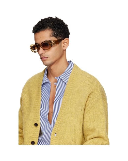 Loewe Black Anagram Sunglasses for men