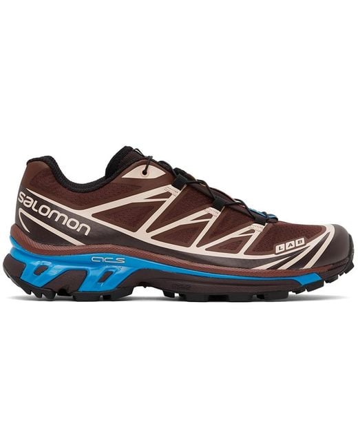 Salomon Multicolor Burgundy Xt-6 Advanced Sneakers for men