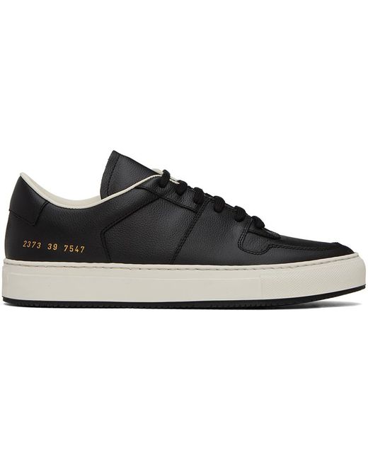 Common Projects Black Decades Low Sneakers for men