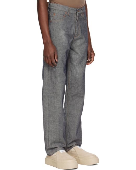 MM6 by Maison Martin Margiela Black Straight-Leg Jeans for men