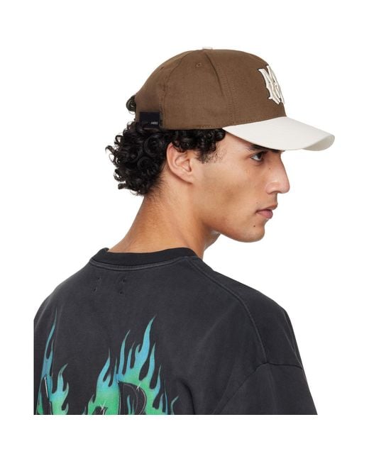 Amiri Blue Ma Outline Two Tone Cap for men
