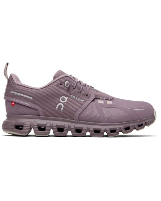 On Shoes Black Cloud 6 Waterproof Sneakers
