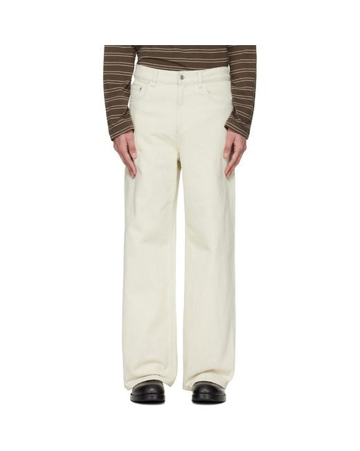 A.P.C. White Off- Clyde Jeans for men