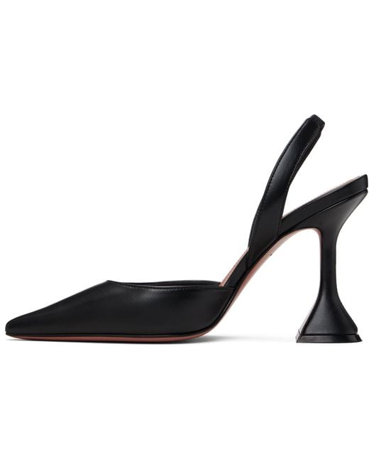 AMINA MUADDI Black Holli 95 Sling Heels