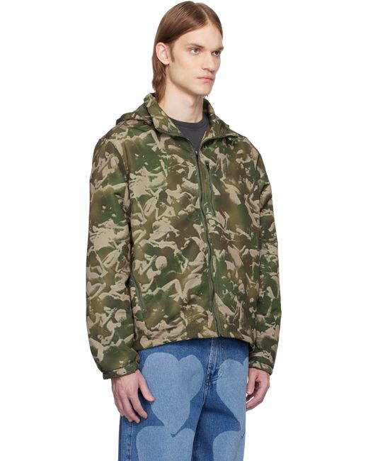 Carne Bollente Black Khaki Peaceful Passion Camo Jacket for men