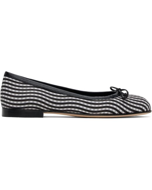 Manolo Blahnik Black Veralli Ballerina Flats