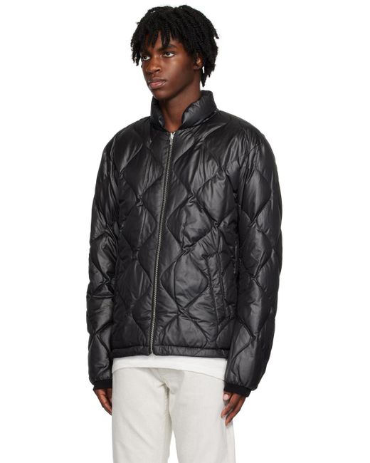 Rag & Bone Black Eclipse Reversible Down Jacket for men