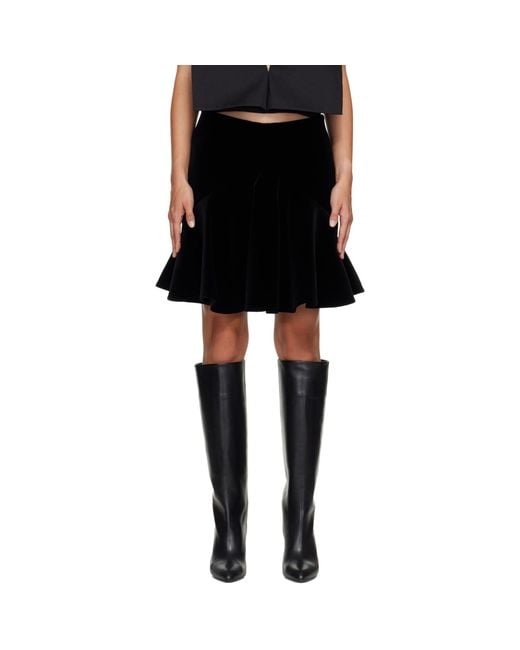 FIDAN NOVRUZOVA Black Delphine Miniskirt