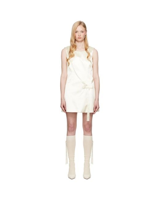 Sandy Liang Black Ssense Exclusive Bridal Capsule Olga Minidress