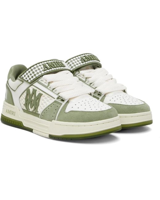 Amiri Black Khaki & Ma Skyline Sneakers for men